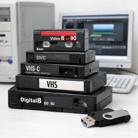 Assortiment de cassettes vidéo