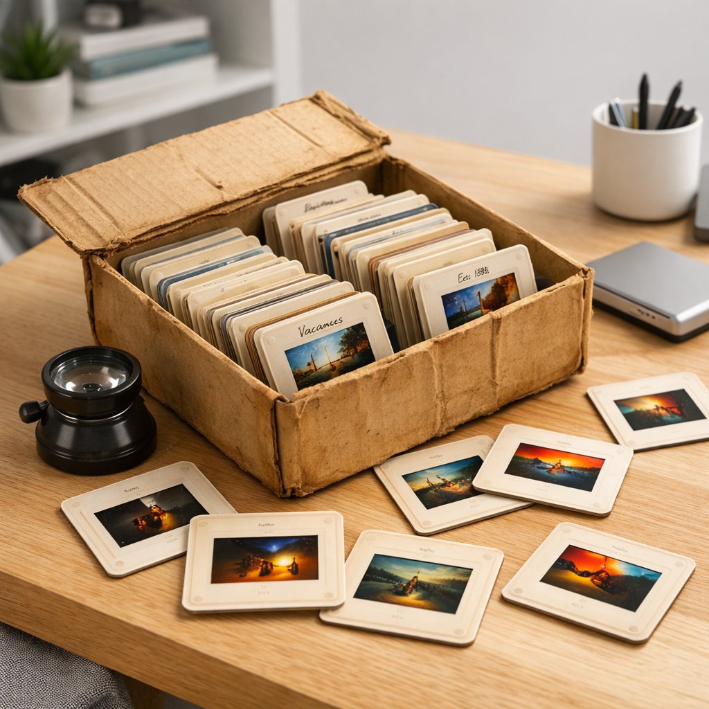 Diapositives-Digitaliser-Boite-Carton